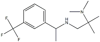 [2-(dimethylamino)-2-methylpropyl]({1-[3-(trifluoromethyl)phenyl]ethyl})amine Structure