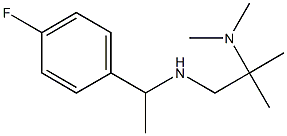 [2-(dimethylamino)-2-methylpropyl][1-(4-fluorophenyl)ethyl]amine 구조식 이미지