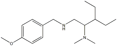 [2-(dimethylamino)-3-ethylpentyl][(4-methoxyphenyl)methyl]amine Structure