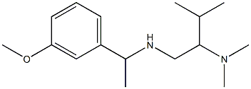 [2-(dimethylamino)-3-methylbutyl][1-(3-methoxyphenyl)ethyl]amine 구조식 이미지