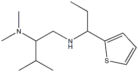 [2-(dimethylamino)-3-methylbutyl][1-(thiophen-2-yl)propyl]amine 구조식 이미지