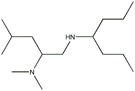 [2-(dimethylamino)-4-methylpentyl](heptan-4-yl)amine 구조식 이미지