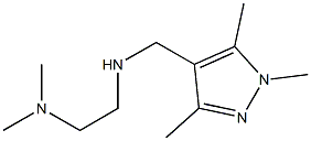 [2-(dimethylamino)ethyl][(1,3,5-trimethyl-1H-pyrazol-4-yl)methyl]amine 구조식 이미지