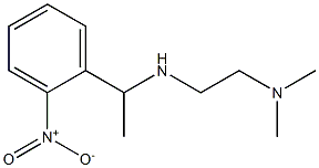 [2-(dimethylamino)ethyl][1-(2-nitrophenyl)ethyl]amine 구조식 이미지