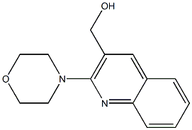 [2-(morpholin-4-yl)quinolin-3-yl]methanol Structure