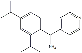 [2,4-bis(propan-2-yl)phenyl](pyridin-4-yl)methanamine 구조식 이미지
