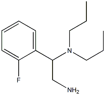 [2-amino-1-(2-fluorophenyl)ethyl]dipropylamine Structure