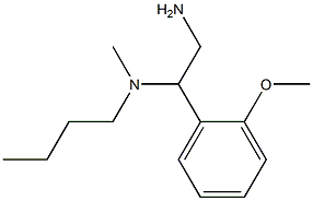 [2-amino-1-(2-methoxyphenyl)ethyl](butyl)methylamine 구조식 이미지