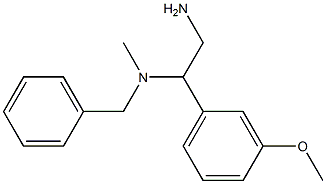 [2-amino-1-(3-methoxyphenyl)ethyl](benzyl)methylamine 구조식 이미지