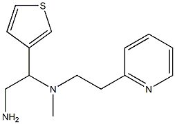 [2-amino-1-(thiophen-3-yl)ethyl](methyl)[2-(pyridin-2-yl)ethyl]amine 구조식 이미지