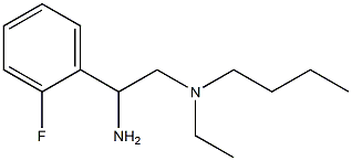 [2-amino-2-(2-fluorophenyl)ethyl](butyl)ethylamine 구조식 이미지