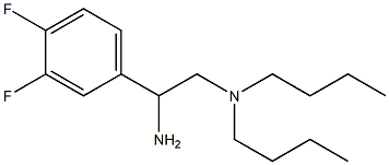 [2-amino-2-(3,4-difluorophenyl)ethyl]dibutylamine Structure