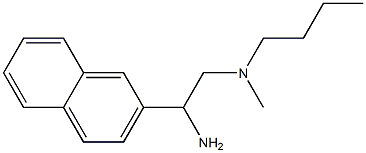 [2-amino-2-(naphthalen-2-yl)ethyl](butyl)methylamine Structure