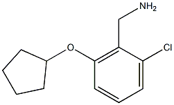 [2-chloro-6-(cyclopentyloxy)phenyl]methanamine 구조식 이미지