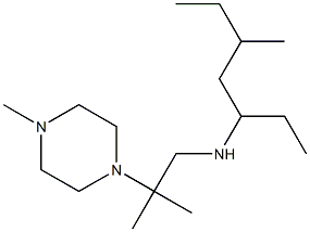 [2-methyl-2-(4-methylpiperazin-1-yl)propyl](5-methylheptan-3-yl)amine 구조식 이미지