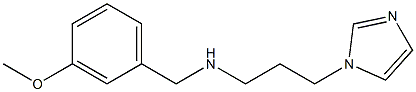 [3-(1H-imidazol-1-yl)propyl][(3-methoxyphenyl)methyl]amine 구조식 이미지