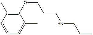 [3-(2,6-dimethylphenoxy)propyl](propyl)amine 구조식 이미지