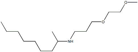 [3-(2-methoxyethoxy)propyl](nonan-2-yl)amine Structure