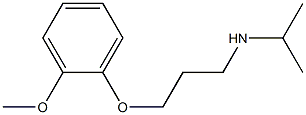 [3-(2-methoxyphenoxy)propyl](propan-2-yl)amine Structure