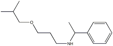 [3-(2-methylpropoxy)propyl](1-phenylethyl)amine Structure