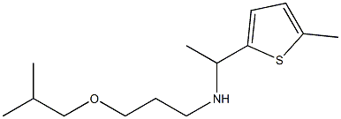 [3-(2-methylpropoxy)propyl][1-(5-methylthiophen-2-yl)ethyl]amine Structure