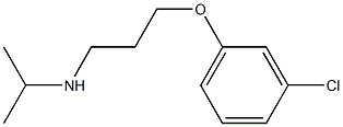 [3-(3-chlorophenoxy)propyl](propan-2-yl)amine Structure