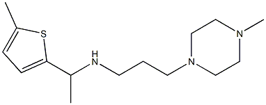 [3-(4-methylpiperazin-1-yl)propyl][1-(5-methylthiophen-2-yl)ethyl]amine 구조식 이미지