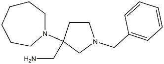 [3-(azepan-1-yl)-1-benzylpyrrolidin-3-yl]methanamine 구조식 이미지