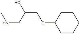 [3-(cyclohexyloxy)-2-hydroxypropyl](methyl)amine Structure