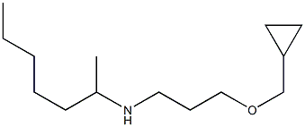 [3-(cyclopropylmethoxy)propyl](heptan-2-yl)amine Structure