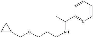 [3-(cyclopropylmethoxy)propyl][1-(pyridin-2-yl)ethyl]amine Structure