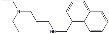 [3-(diethylamino)propyl](naphthalen-1-ylmethyl)amine 구조식 이미지