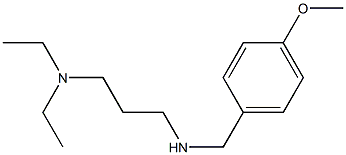 [3-(diethylamino)propyl][(4-methoxyphenyl)methyl]amine 구조식 이미지