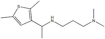[3-(dimethylamino)propyl][1-(2,5-dimethylthiophen-3-yl)ethyl]amine Structure