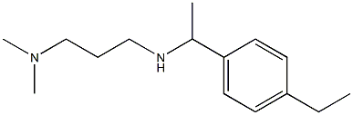 [3-(dimethylamino)propyl][1-(4-ethylphenyl)ethyl]amine Structure