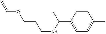 [3-(ethenyloxy)propyl][1-(4-methylphenyl)ethyl]amine 구조식 이미지