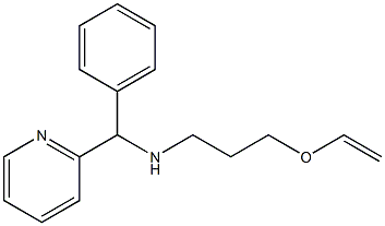 [3-(ethenyloxy)propyl][phenyl(pyridin-2-yl)methyl]amine Structure