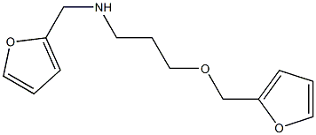 [3-(furan-2-ylmethoxy)propyl](furan-2-ylmethyl)amine Structure