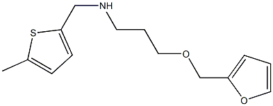 [3-(furan-2-ylmethoxy)propyl][(5-methylthiophen-2-yl)methyl]amine Structure