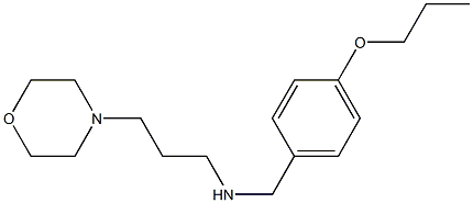 [3-(morpholin-4-yl)propyl][(4-propoxyphenyl)methyl]amine 구조식 이미지