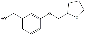 [3-(oxolan-2-ylmethoxy)phenyl]methanol Structure