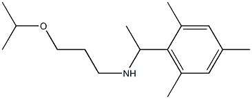 [3-(propan-2-yloxy)propyl][1-(2,4,6-trimethylphenyl)ethyl]amine 구조식 이미지