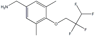 [3,5-dimethyl-4-(2,2,3,3-tetrafluoropropoxy)phenyl]methanamine Structure