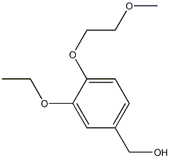 [3-ethoxy-4-(2-methoxyethoxy)phenyl]methanol 구조식 이미지