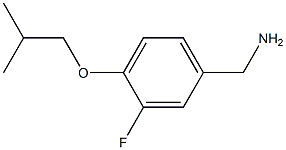 [3-fluoro-4-(2-methylpropoxy)phenyl]methanamine Structure