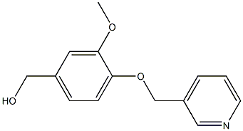 [3-methoxy-4-(pyridin-3-ylmethoxy)phenyl]methanol Structure