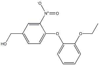 [4-(2-ethoxyphenoxy)-3-nitrophenyl]methanol 구조식 이미지