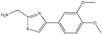 [4-(3,4-dimethoxyphenyl)-1,3-thiazol-2-yl]methanamine 구조식 이미지
