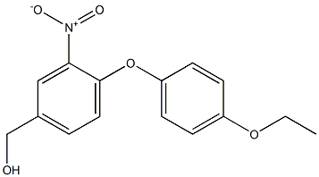[4-(4-ethoxyphenoxy)-3-nitrophenyl]methanol Structure