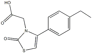 [4-(4-ethylphenyl)-2-oxo-1,3-thiazol-3(2H)-yl]acetic acid 구조식 이미지